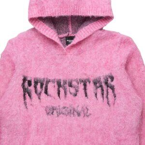 Rock Star Original Graphic Knitted Hoodie